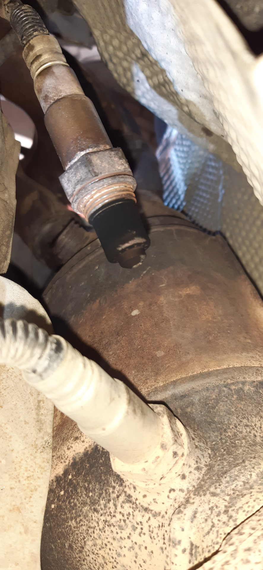 Сварка выпускного коллектора и 1я лямбда — Mercedes-Benz C-class (W203 ...