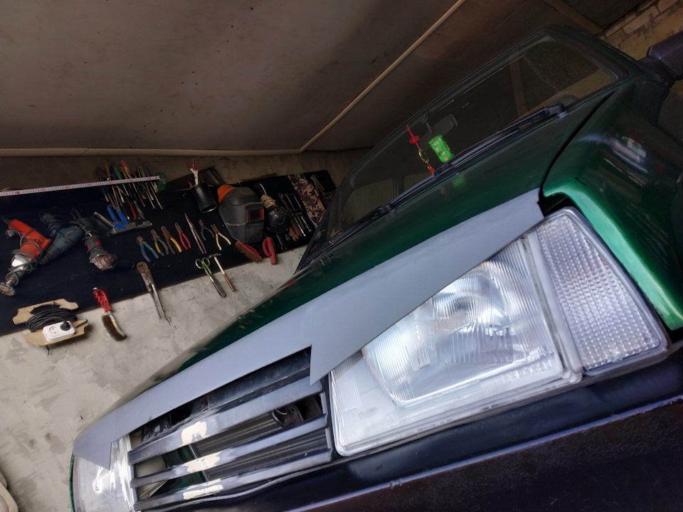 "Злой" капот на мою 99ю — LADA 21099, 1,5 л., 1995 года | тюнинг | DRIVE2