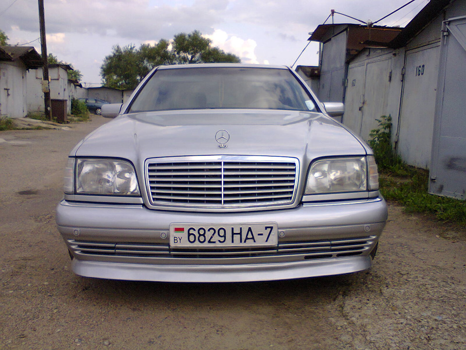 Мерседес w140 без бампера