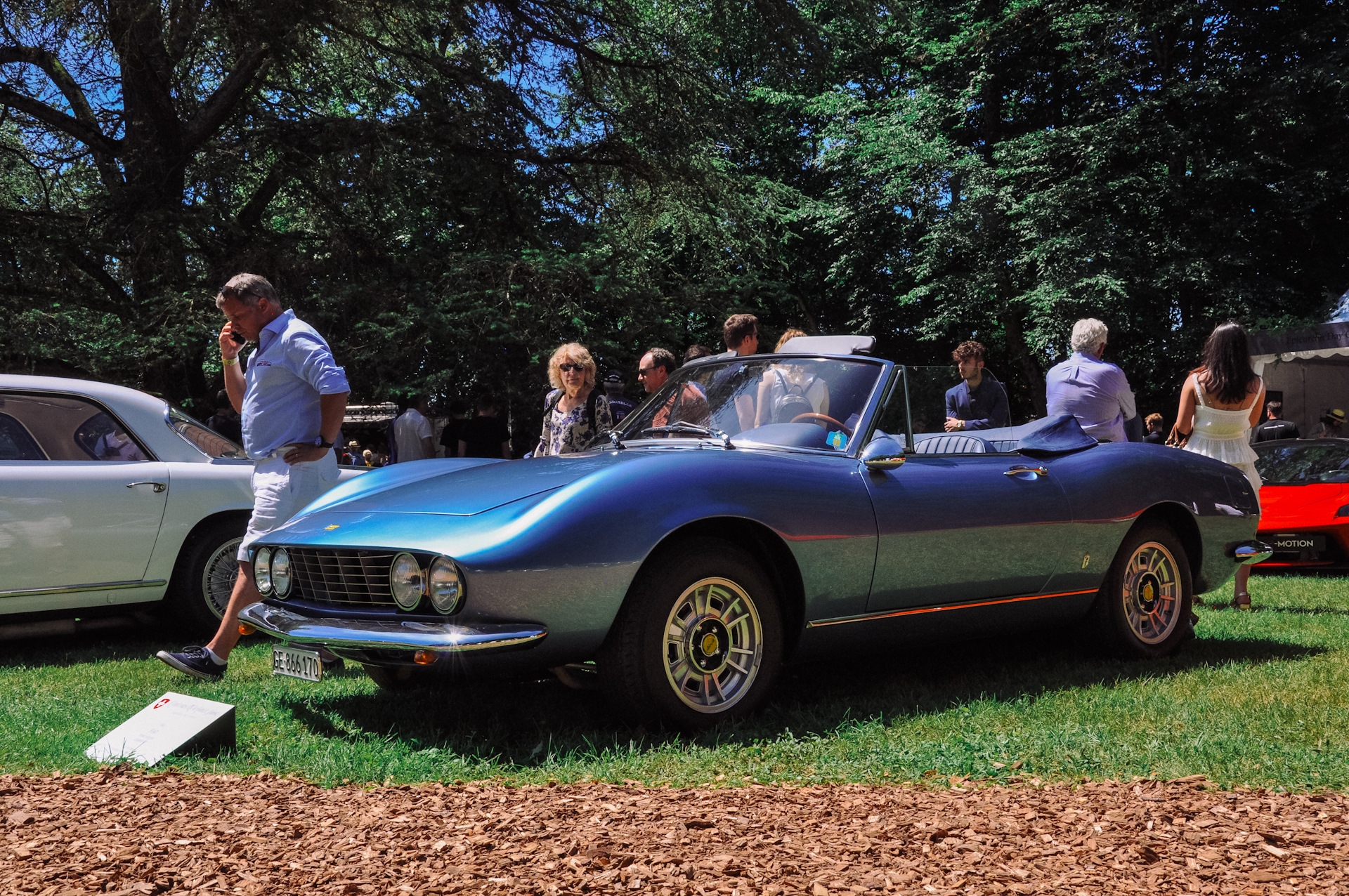 Time motors. Fiat Dino 2000 Coupe Driving.