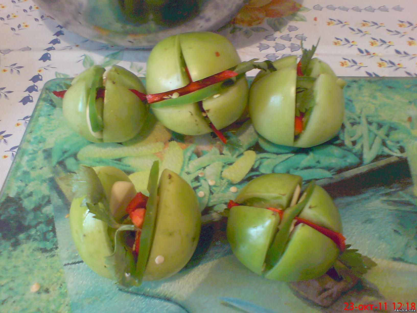 Зелёные помидоры армянчики