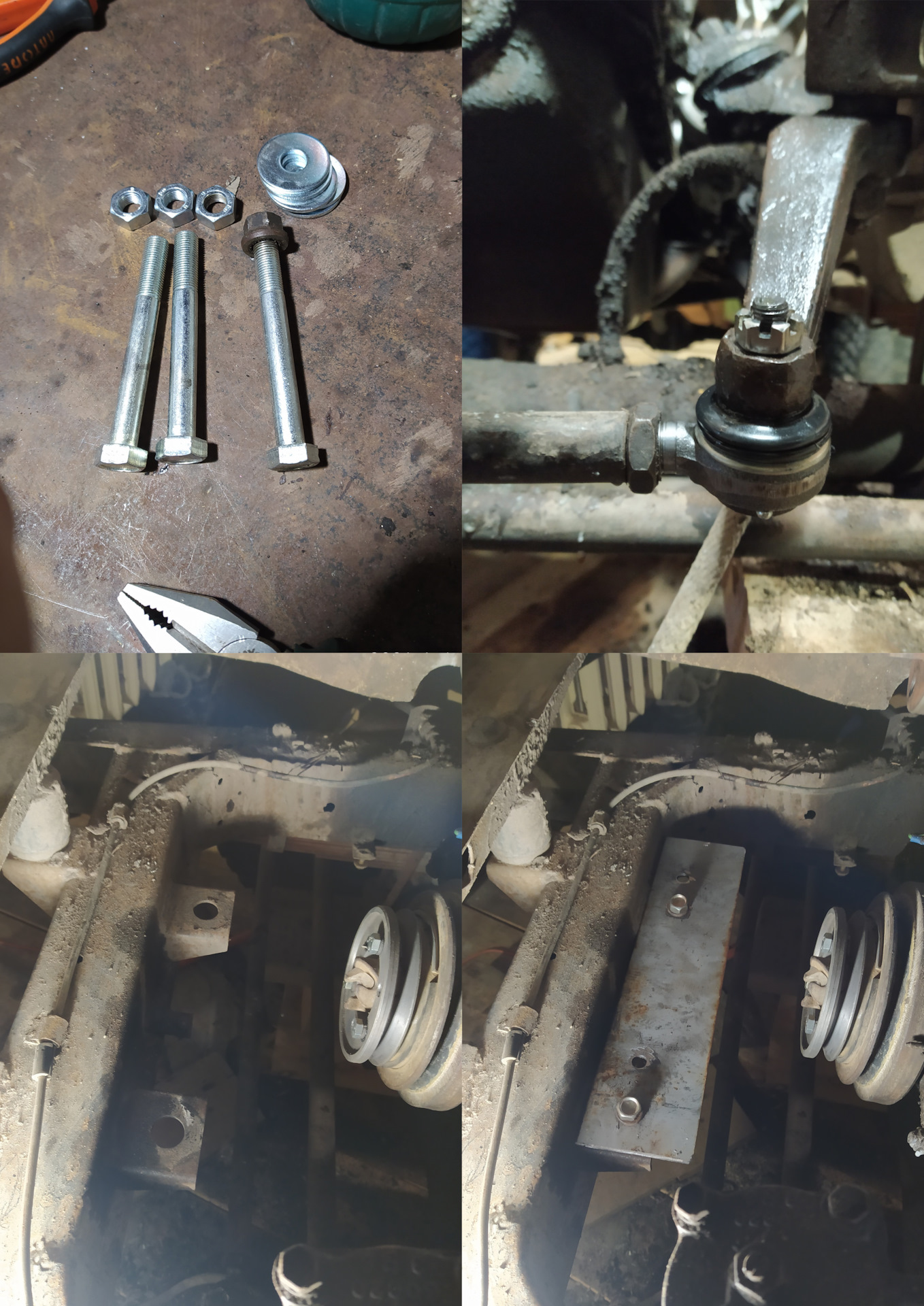 Установка гироусилителя руля от Toyota Prado 78 кузов — УАЗ 469, 2,9 л ...