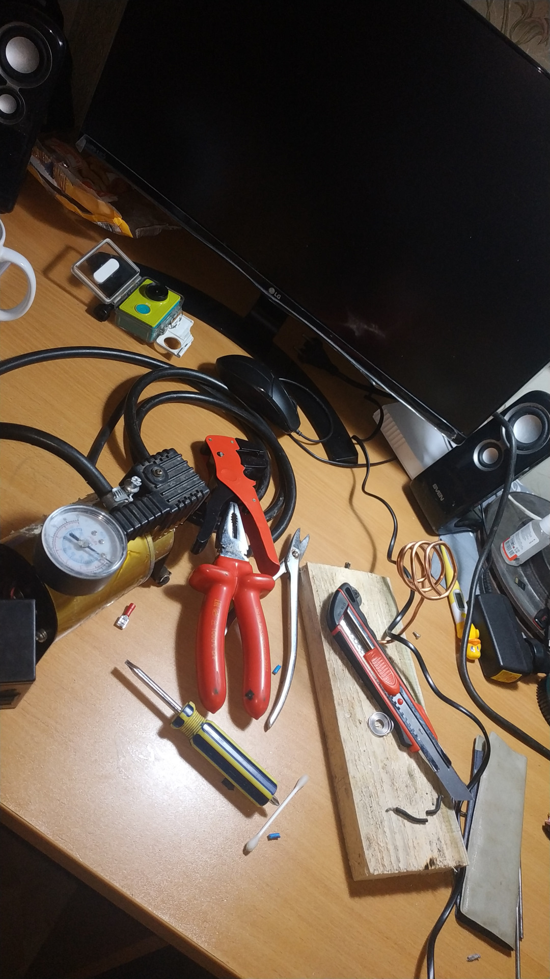 Ремонт электронасоса для подкачки колес. — Lada Гранта (2G) FL, 1,6 л ...