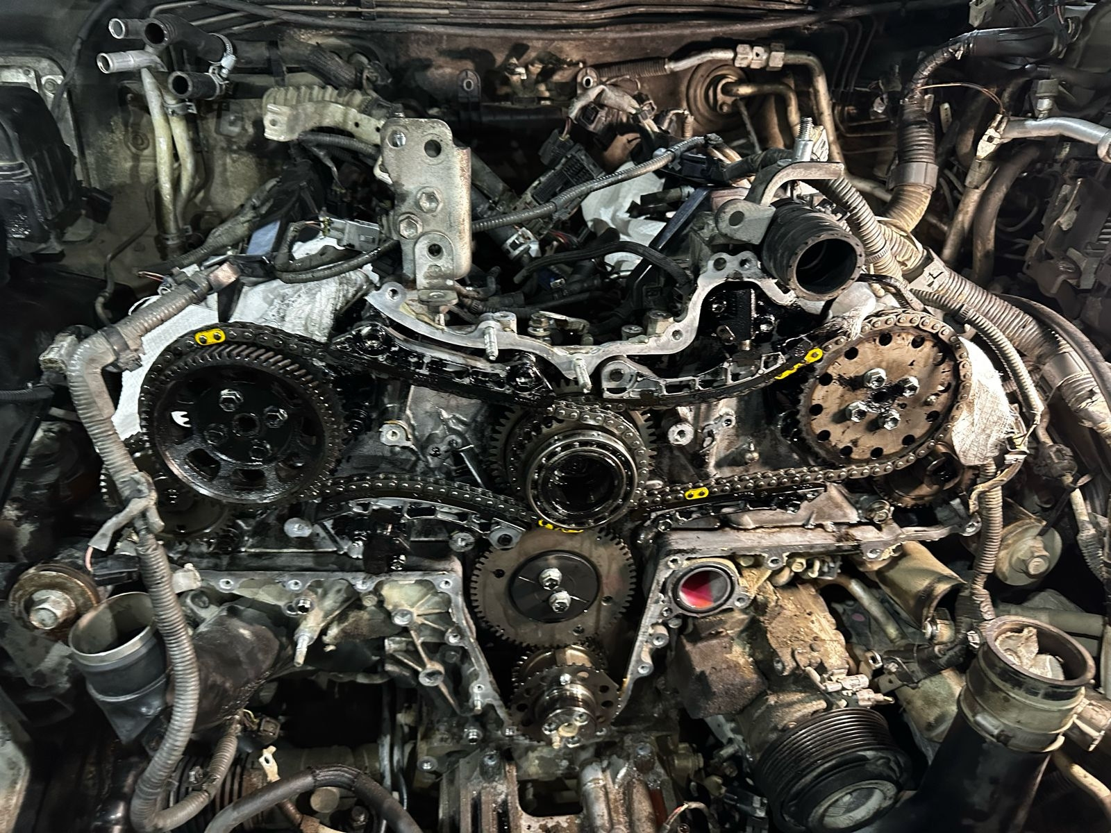 Алюминиевая стружка в поддоне двигателя. — Toyota Land Cruiser 200, 4,5 ...