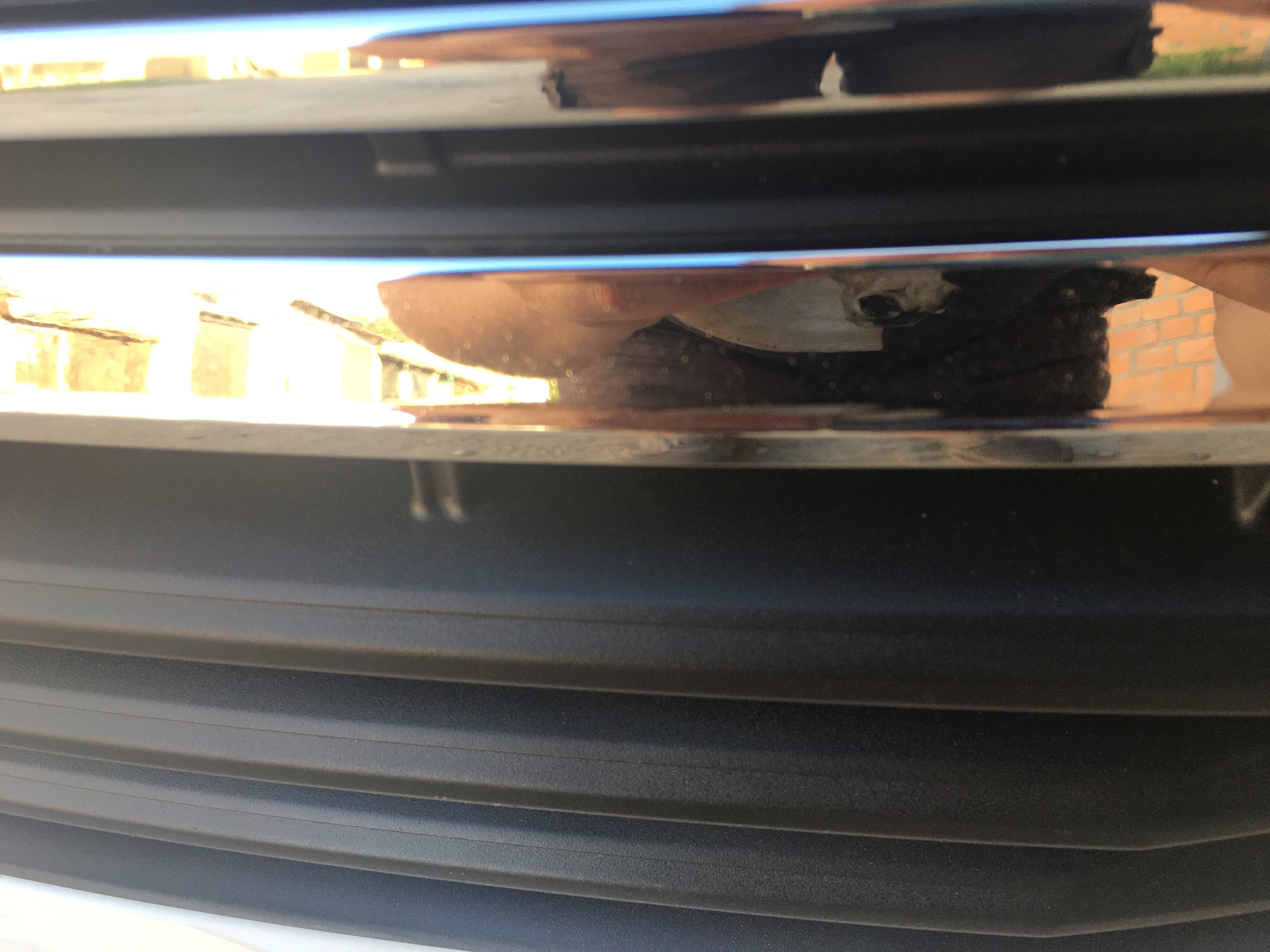 Хром решетки радиатора — Volkswagen Caravelle (T6.1), 2 л, 2021 года ...