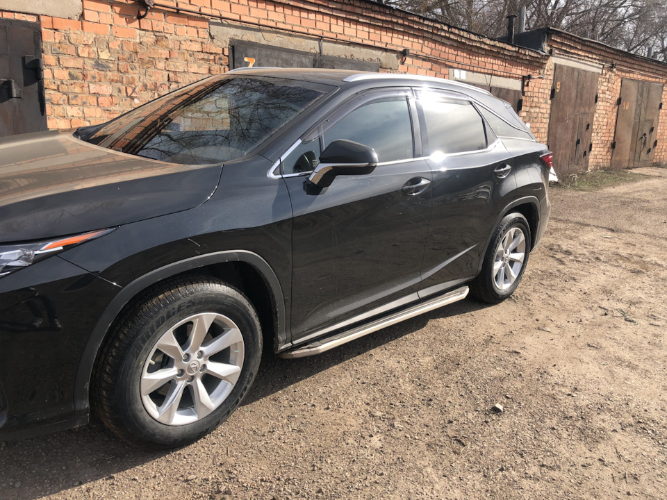 Пороги на авто! — Lexus RX (4G), 2 л, 2017 года | аксессуары | DRIVE2