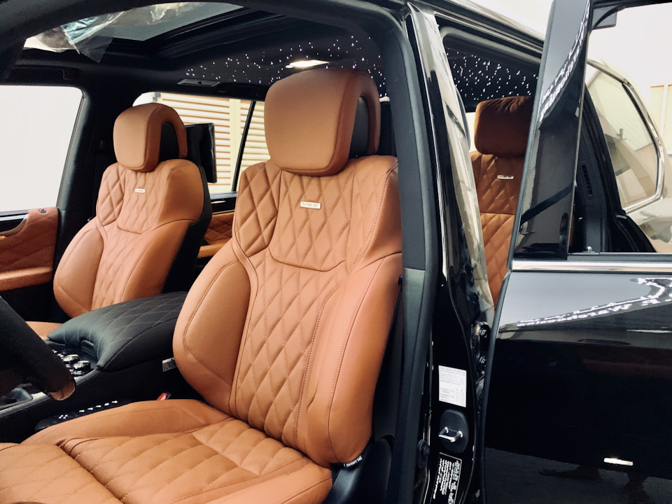 Lexus LX570 с комфортными сиденьями MBS.