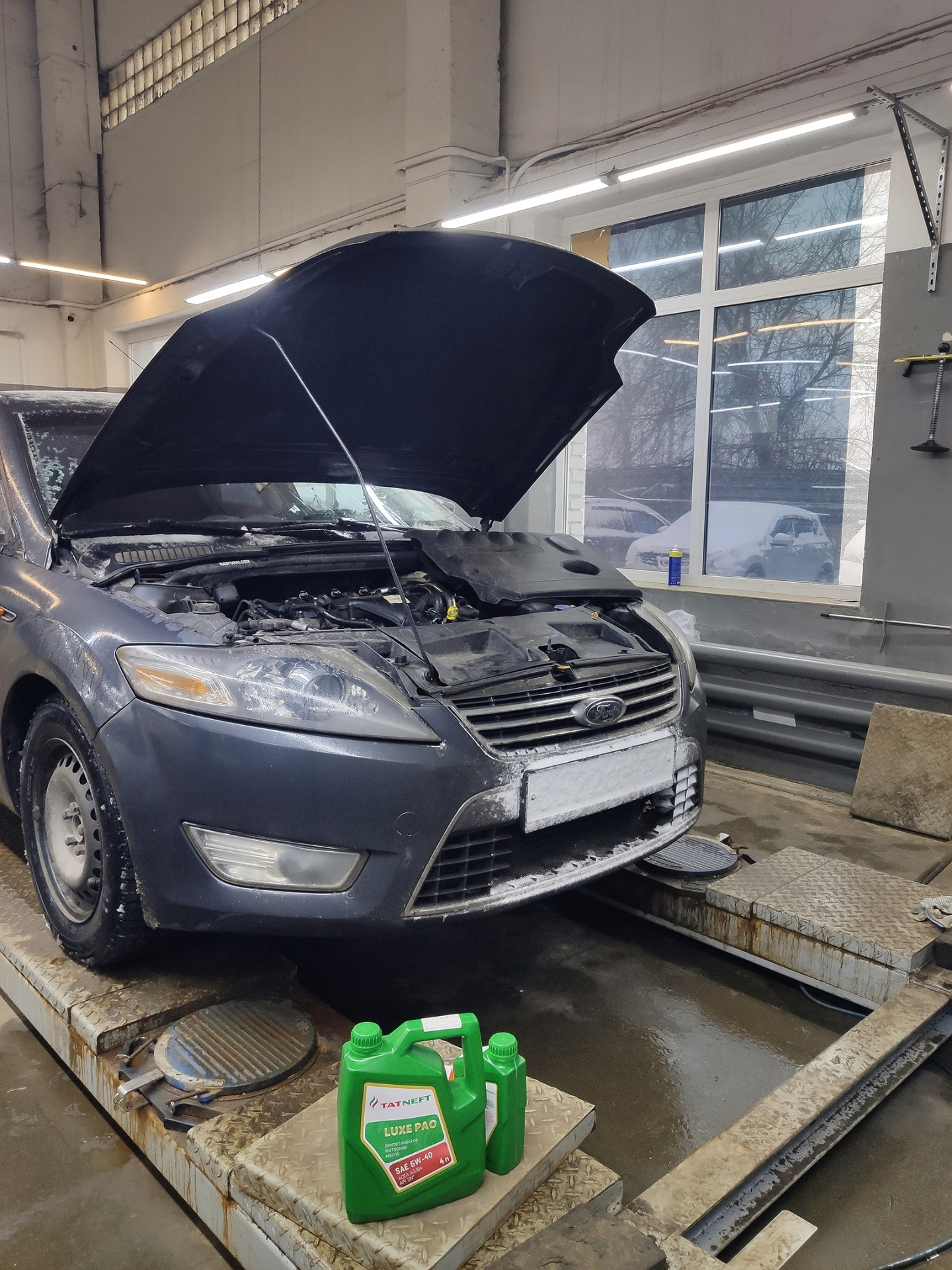 С Равенола на Татнефть Люкс ПАО 5w40 — Ford Mondeo IV, 2 л, 2007 года ...