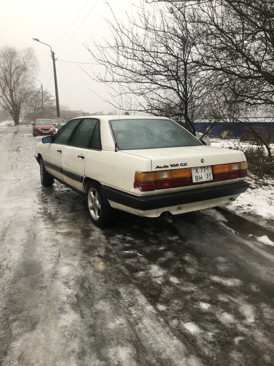 Доброе утро(нет) — Audi 100 (C3), 2,2 л, 1985 года | ДТП | DRIVE2