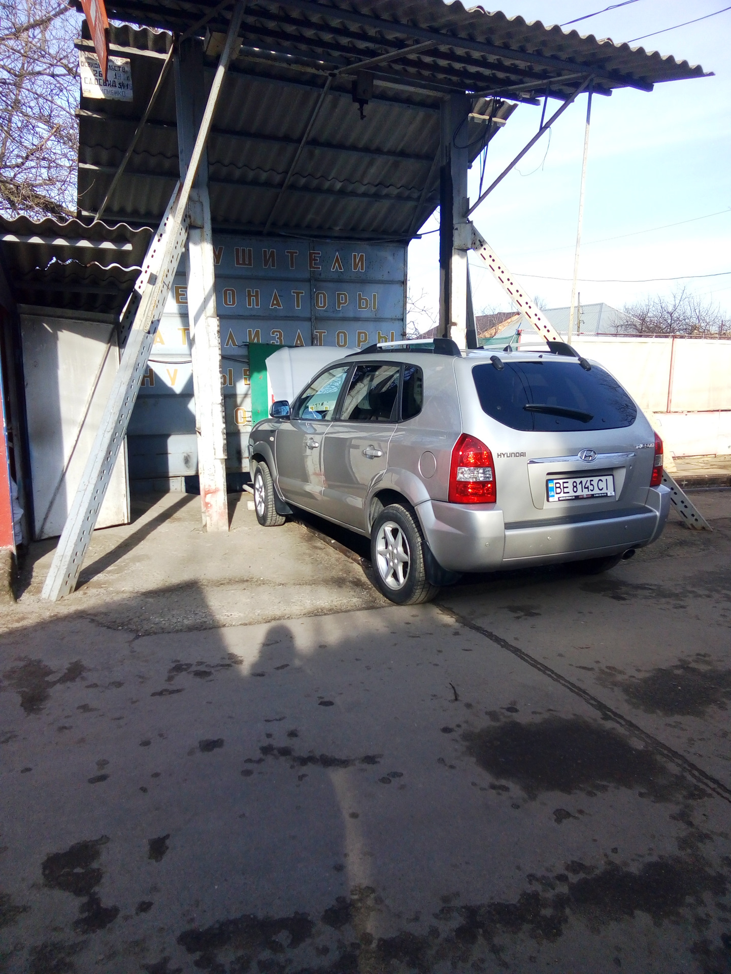 Замена гофры — Hyundai Tucson (JM), 2 л, 2006 года | визит на сервис ...