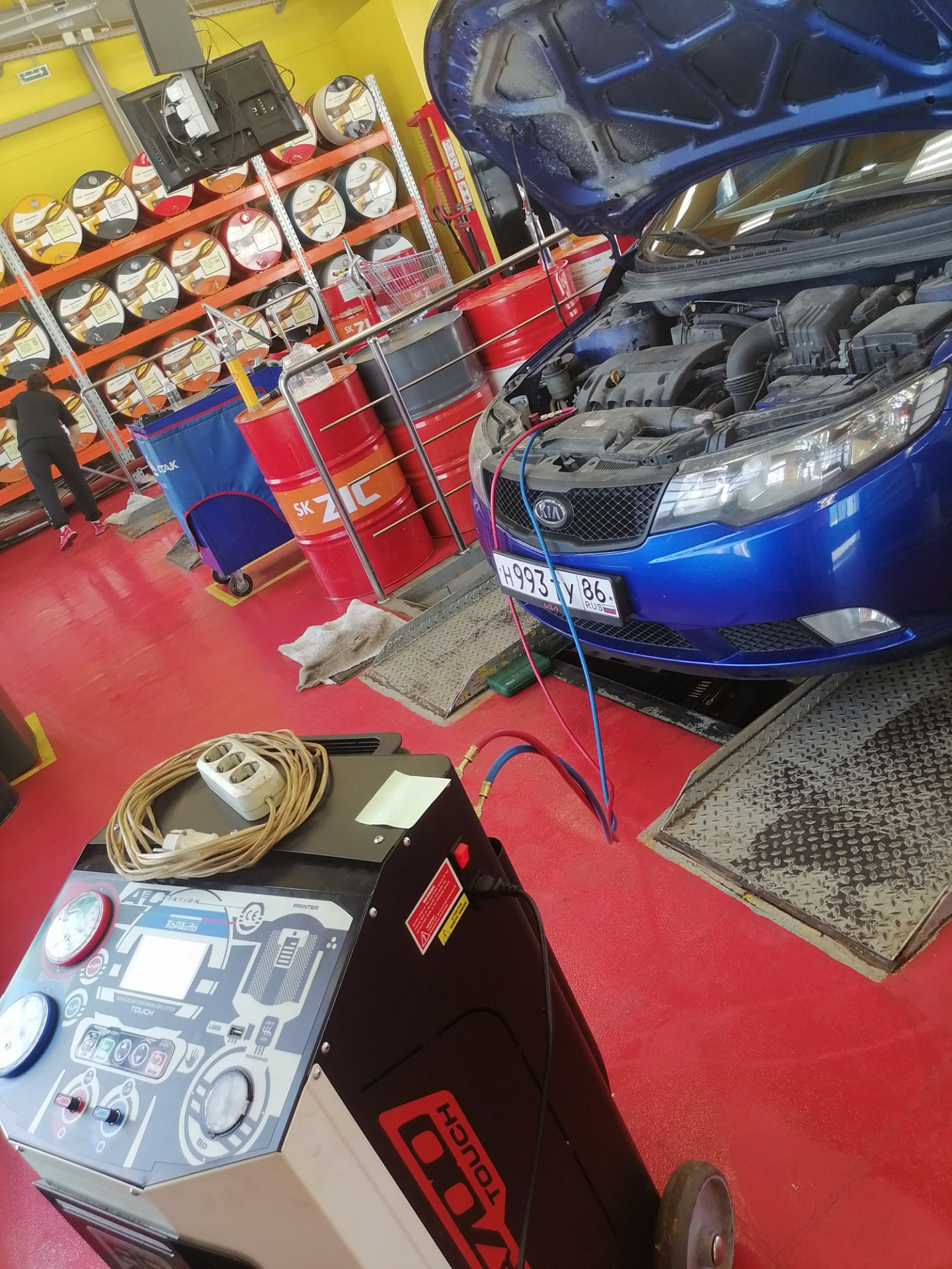 ==14==Небольшой ремонт — KIA Cerato (2G), 1,6 л, 2009 года | своими ...