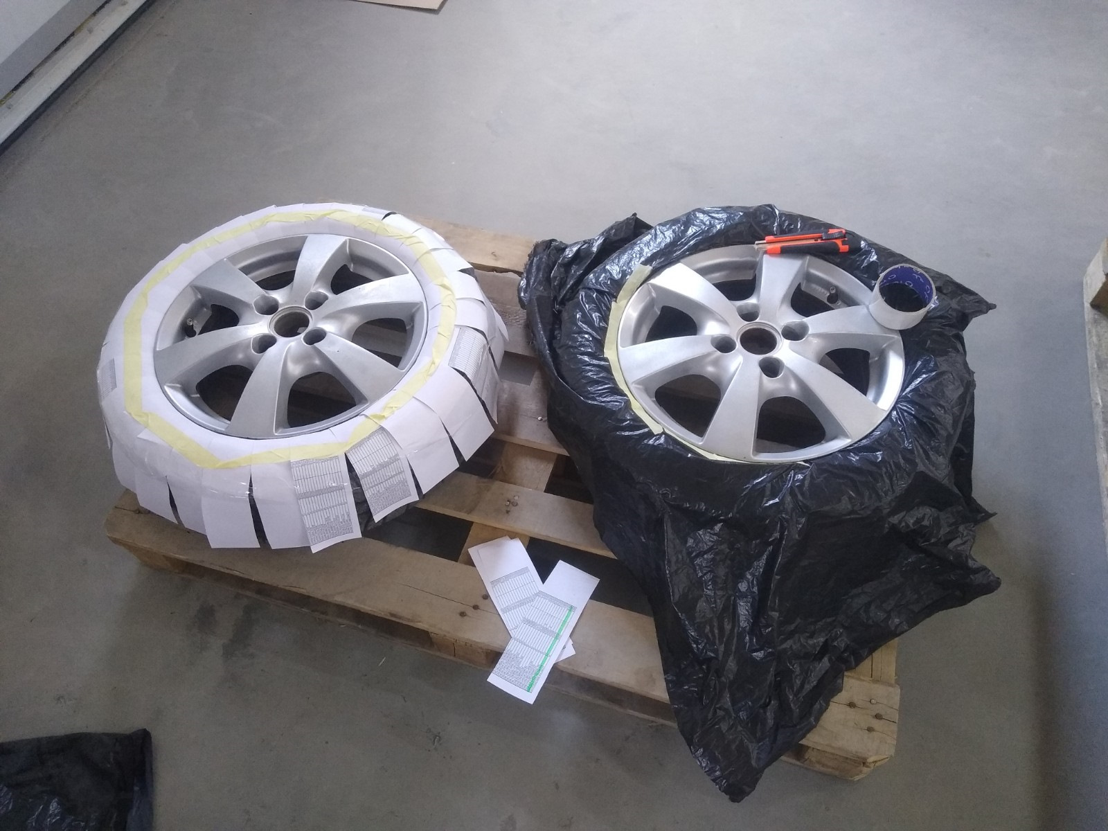 Материалы для покраски дисков