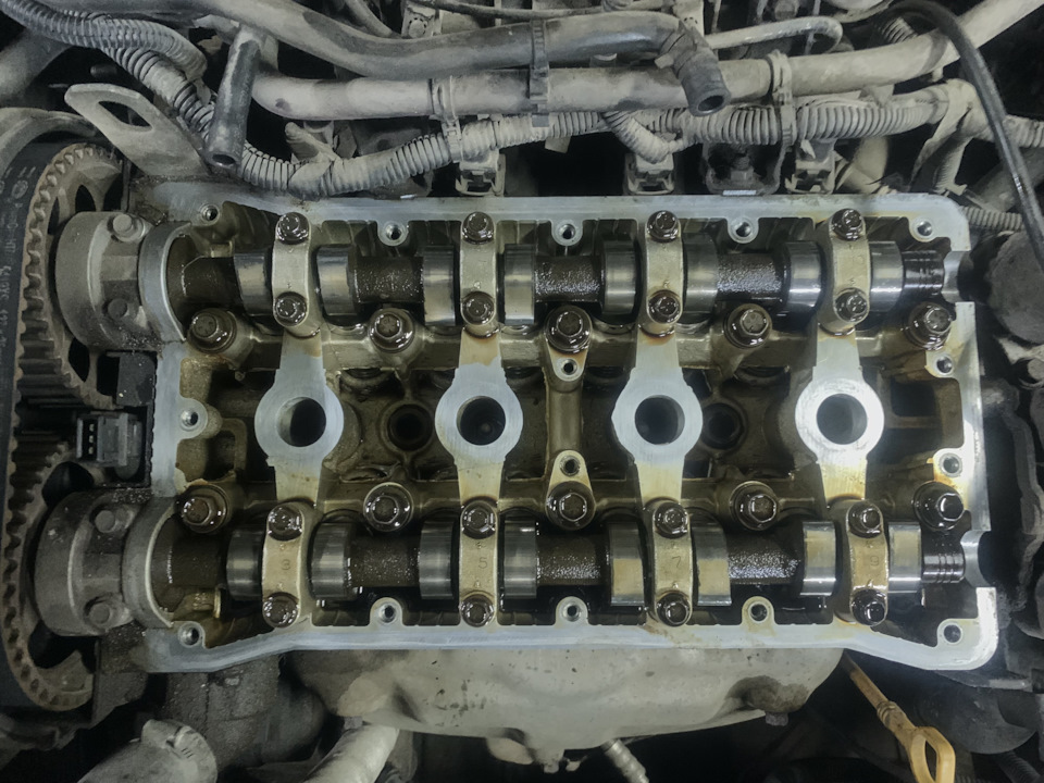 Замена прокладки клапанной крышки — Chevrolet Lacetti Sedan, 1,4 л ...