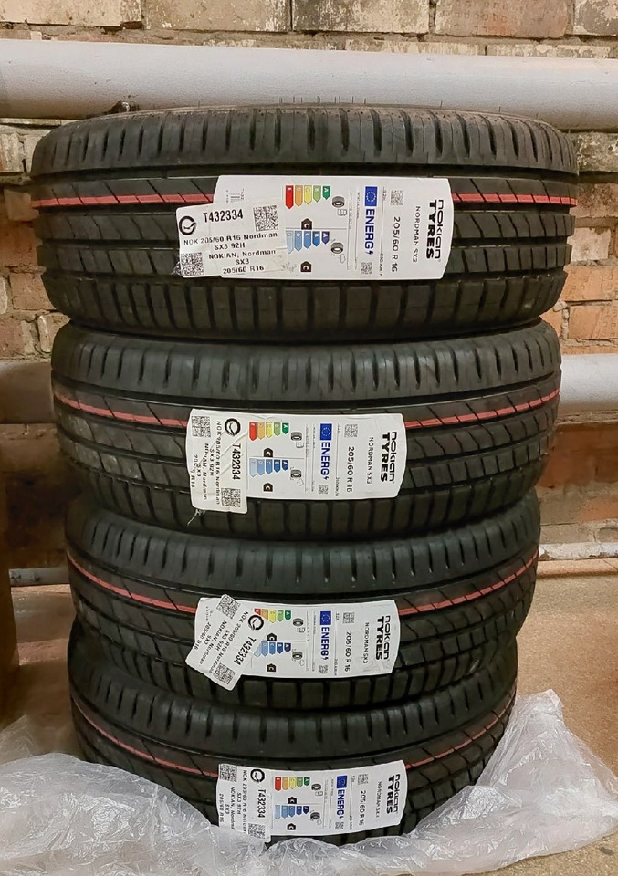 Новые летние шины NOKIAN NORDMAN SX3 205/60 R16. — Skoda Octavia A5 Mk2 ...