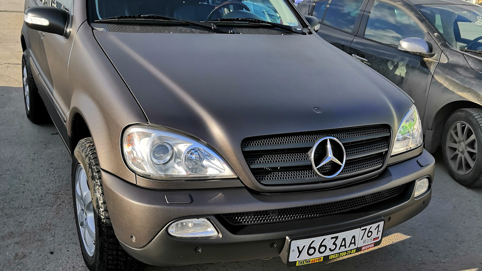 Mercedes-Benz M-Class (W163) 3.7 бензиновый 2003 | Баклажан 🍆 на DRIVE2