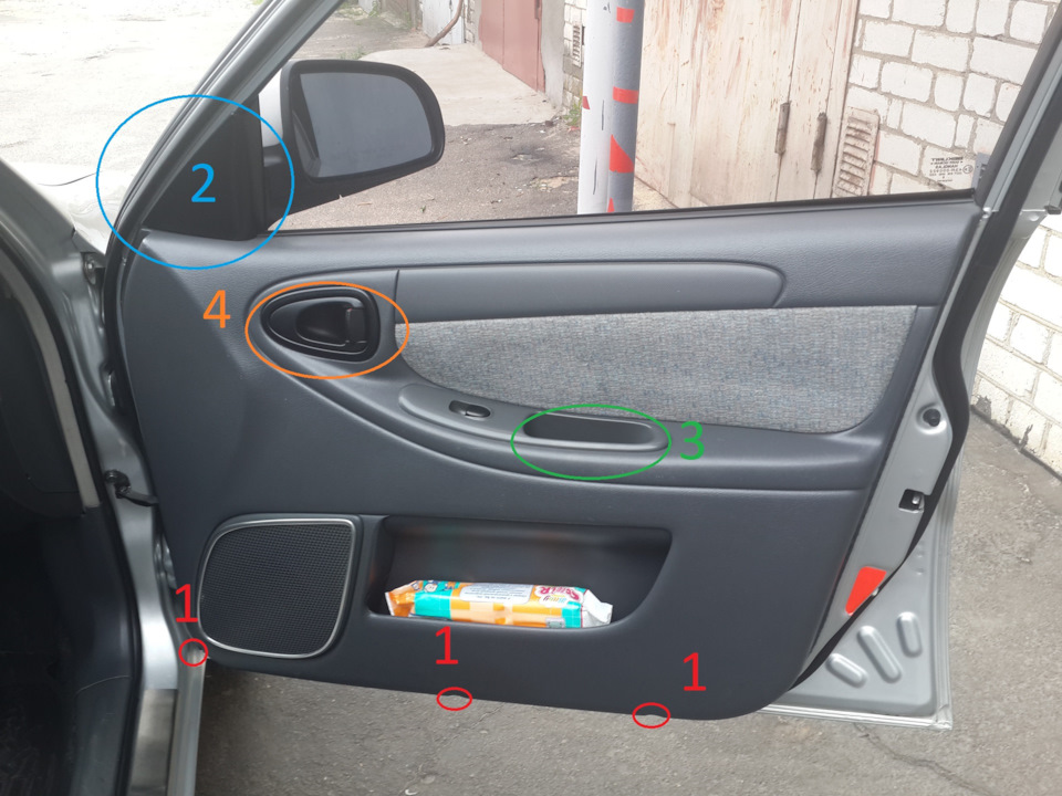 Как снять дверную карту шевроле ланос Дверные карты - Chevrolet Lanos, 1,5 л, 2008 года тюнинг DRIVE2