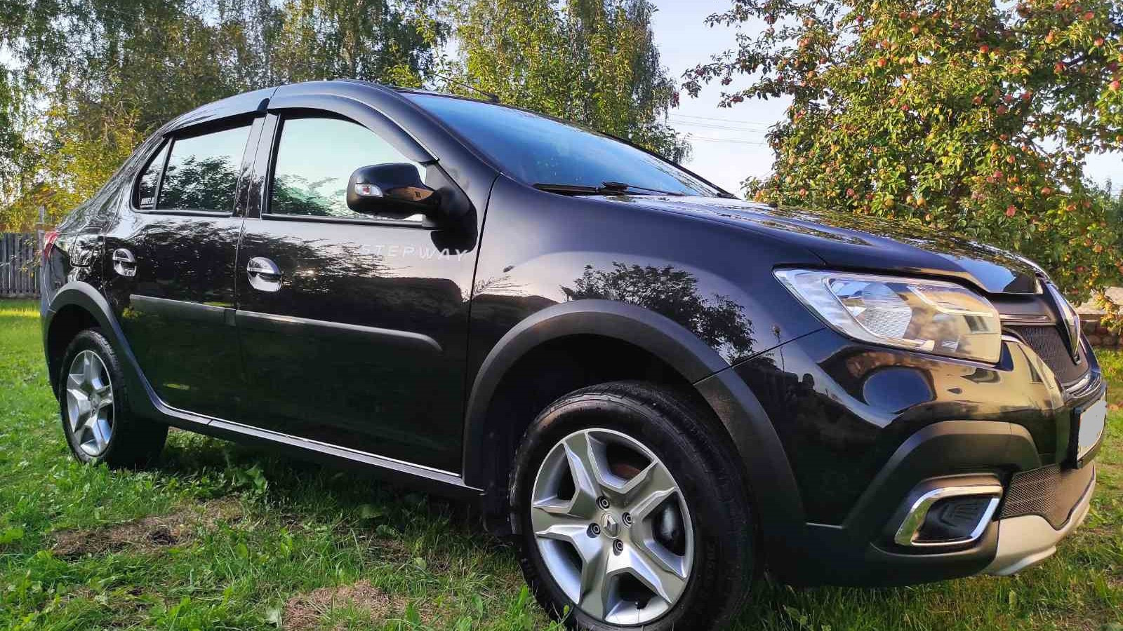 Renault Logan Stepway 1.6 бензиновый 2019 | «Black💎Lord» на DRIVE2