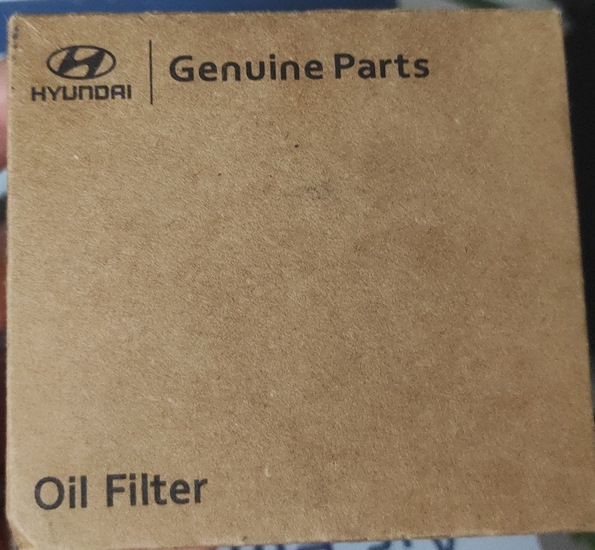 Фильтр масляный 2630035505 оригинал или нет? — Hyundai Creta (1G), 2 л ...