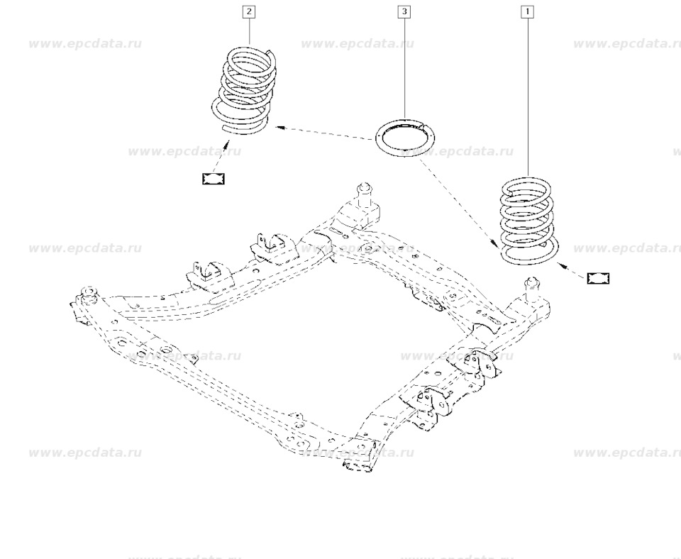 Передние пружины, замена. — Renault Duster (1G), 1,6 л, 2014 года ...