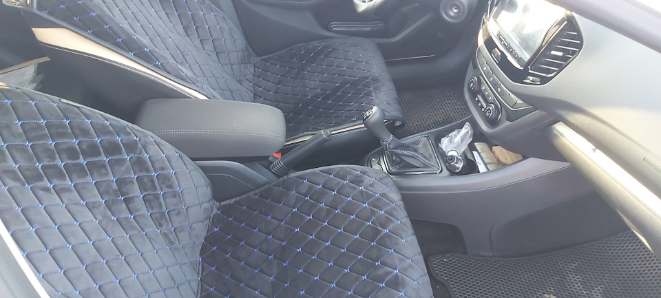 Накидки на сиденья. — Lada Vesta SW (1G), 1,6 л, 2019 года | аксессуары ...