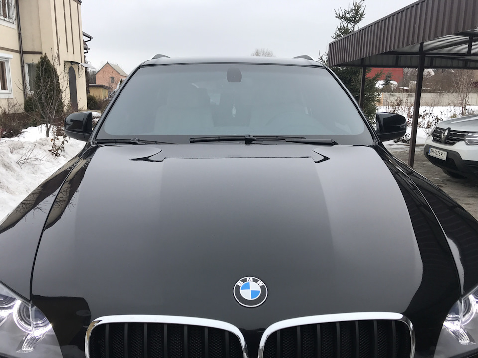 Тонировка лобового стекла 3M crystalline 70 — BMW X5 (E70), 3 л, 2011 ...