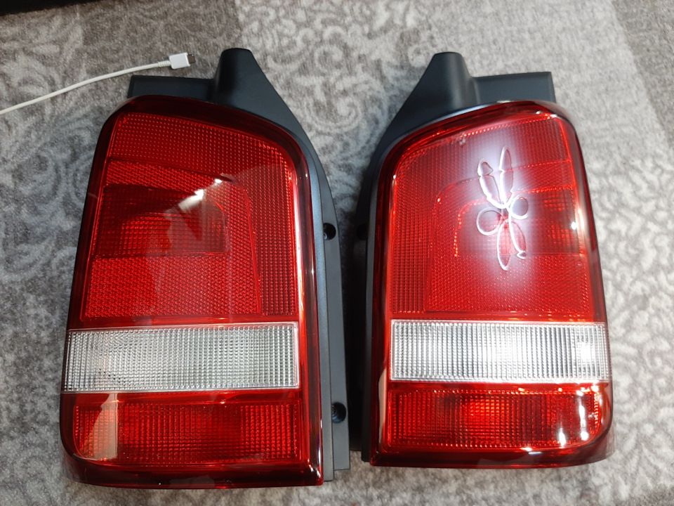 Новые фонари с Али — Volkswagen Transporter T5, 1,9 л, 2007 года ...