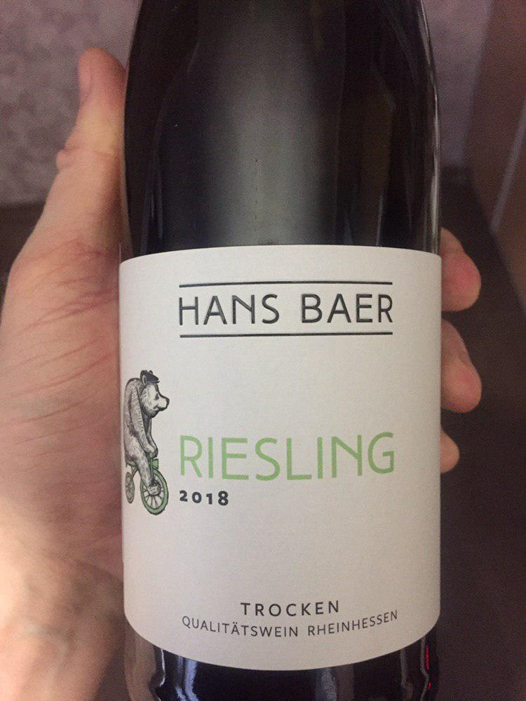 Baer riesling вино