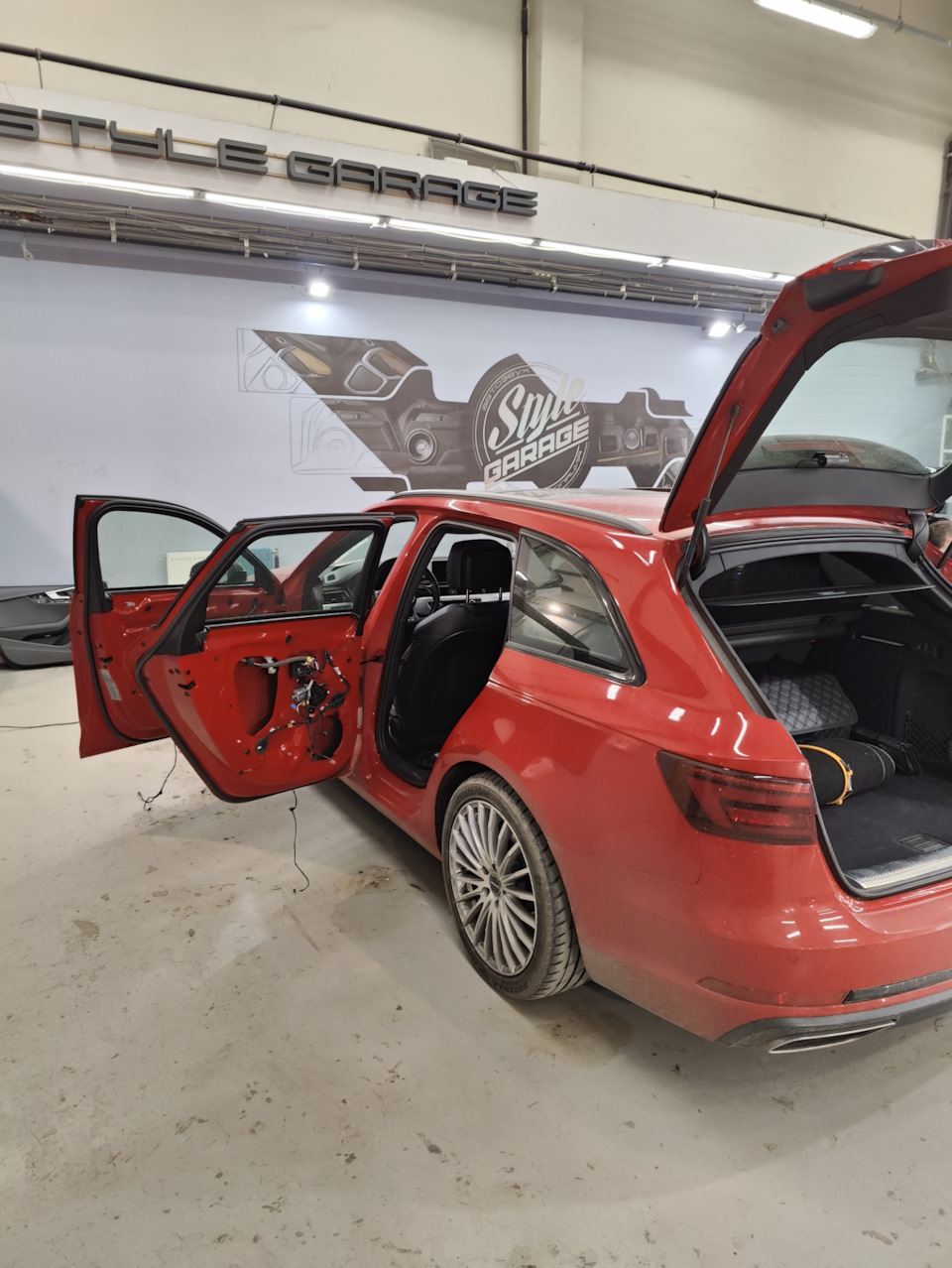 Шумоизоляция дверей — Audi A4 Avant (B9), 2 л, 2019 года | автозвук ...