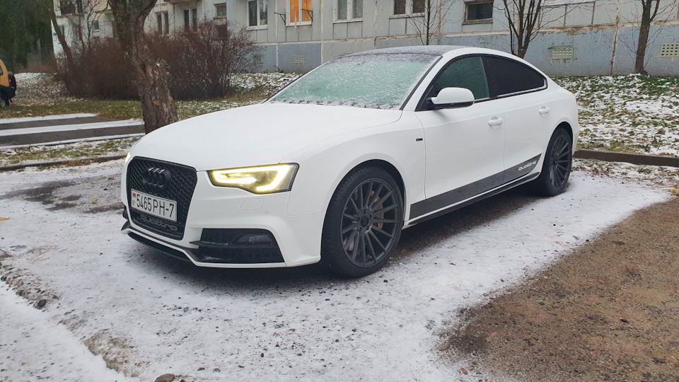 Photo from the logbook Audi A5 Sportback (1G)