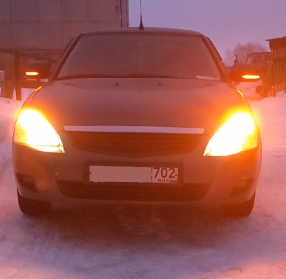 Подключение повторителей на зеркалах — Lada Приора седан, 1,6 л, 2008 ...