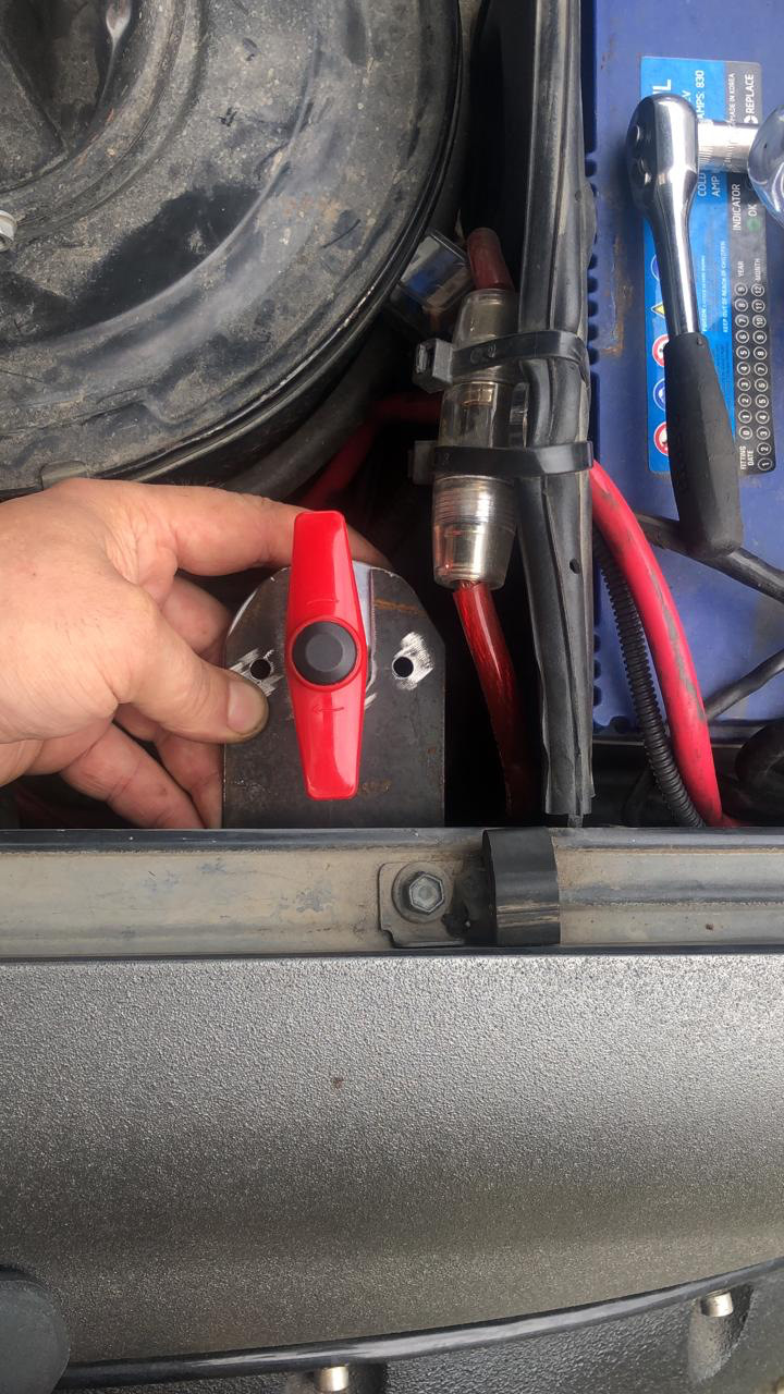 Моносаленойд и прерыватель массы. — Toyota Land Cruiser 80, 4,2 л ...