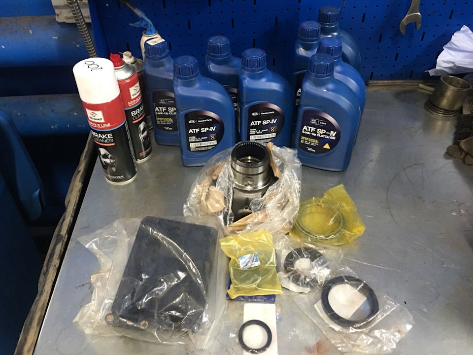 Хендай Санта Фе 3 бензин/Акпп ремонт полного привода и раздатки ...