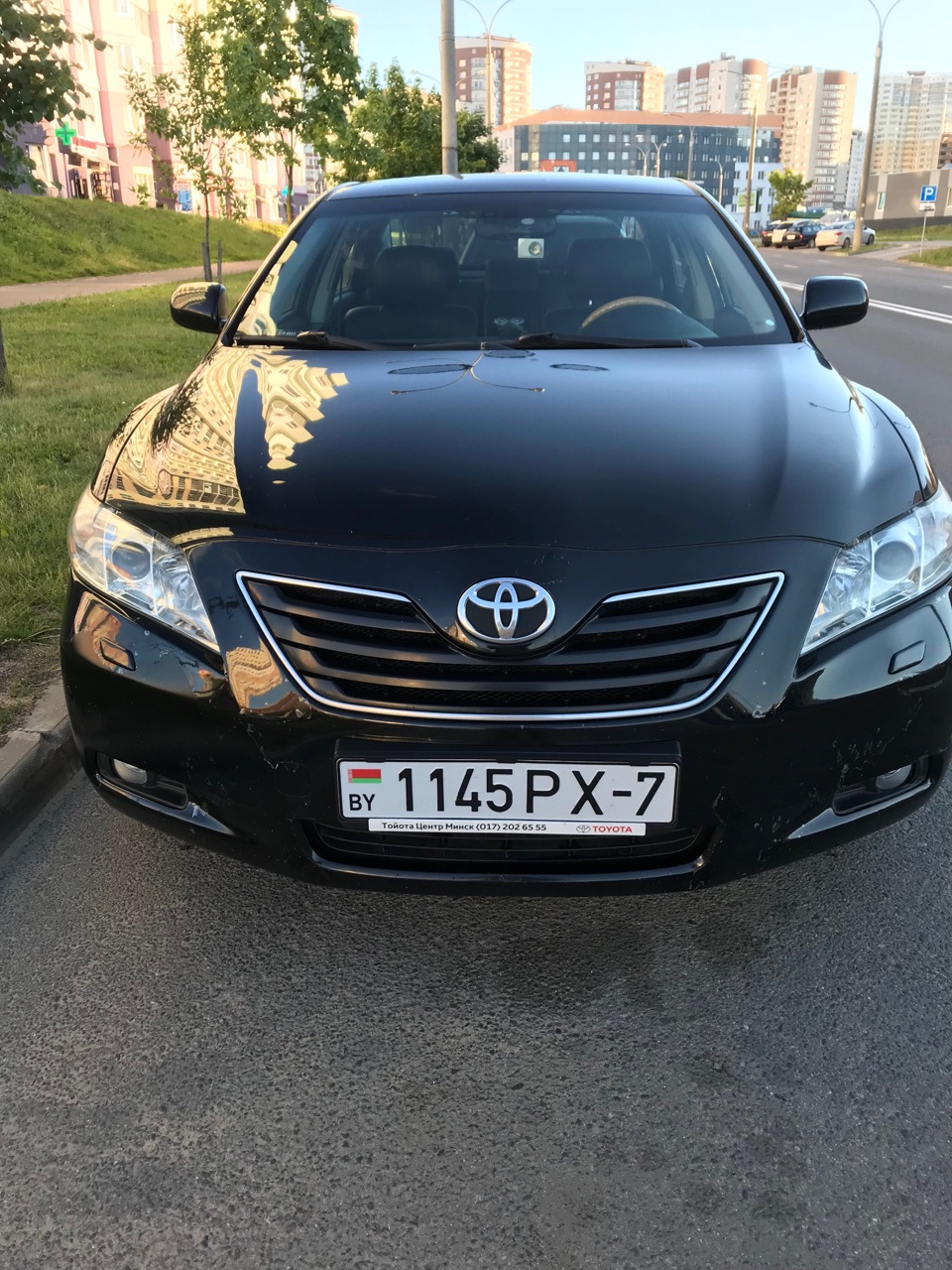 Перекраска бампера и полная полировка кузова — Toyota Camry (XV40), 3,5 л,  2007 года | кузовной ремонт | DRIVE2