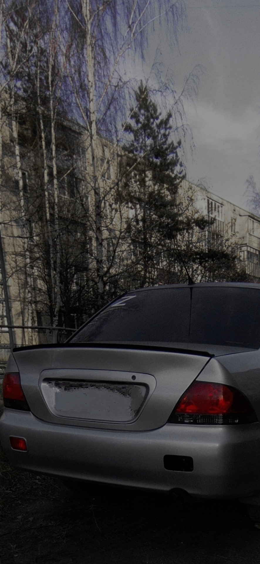 Лип спойлер — Mitsubishi Lancer IX, 1,6 л, 2007 года | аксессуары | DRIVE2