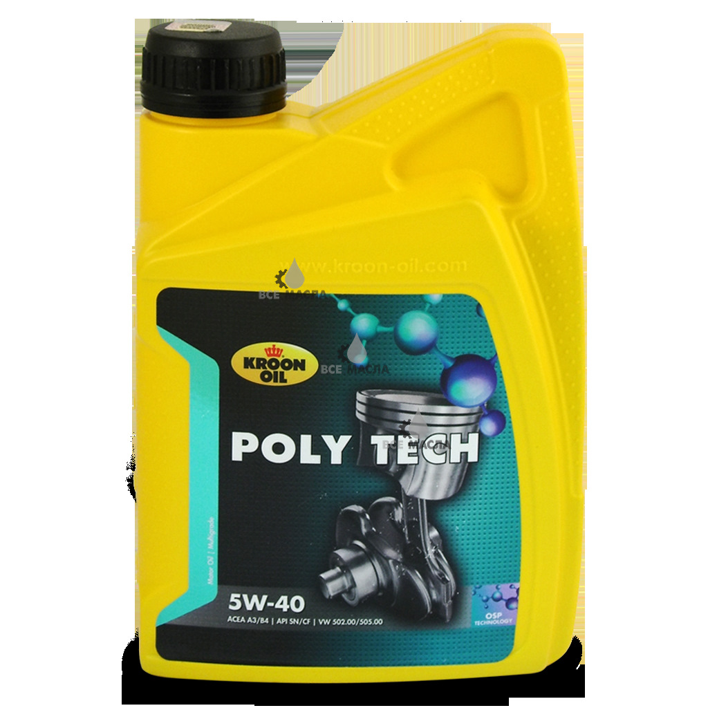 Kroon Oil Poly Tech 5W-40 Масло моторное — Lincoln Continental (8G), 3 ...