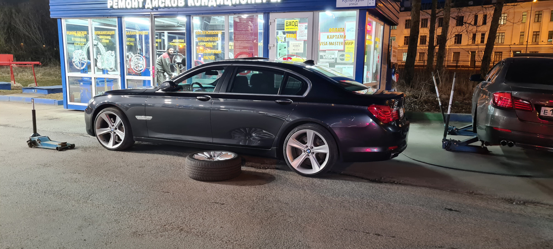 Думаю ставить ли колёса r21 — BMW 7 series (F01/02), 4,4 л, 2011 года ...