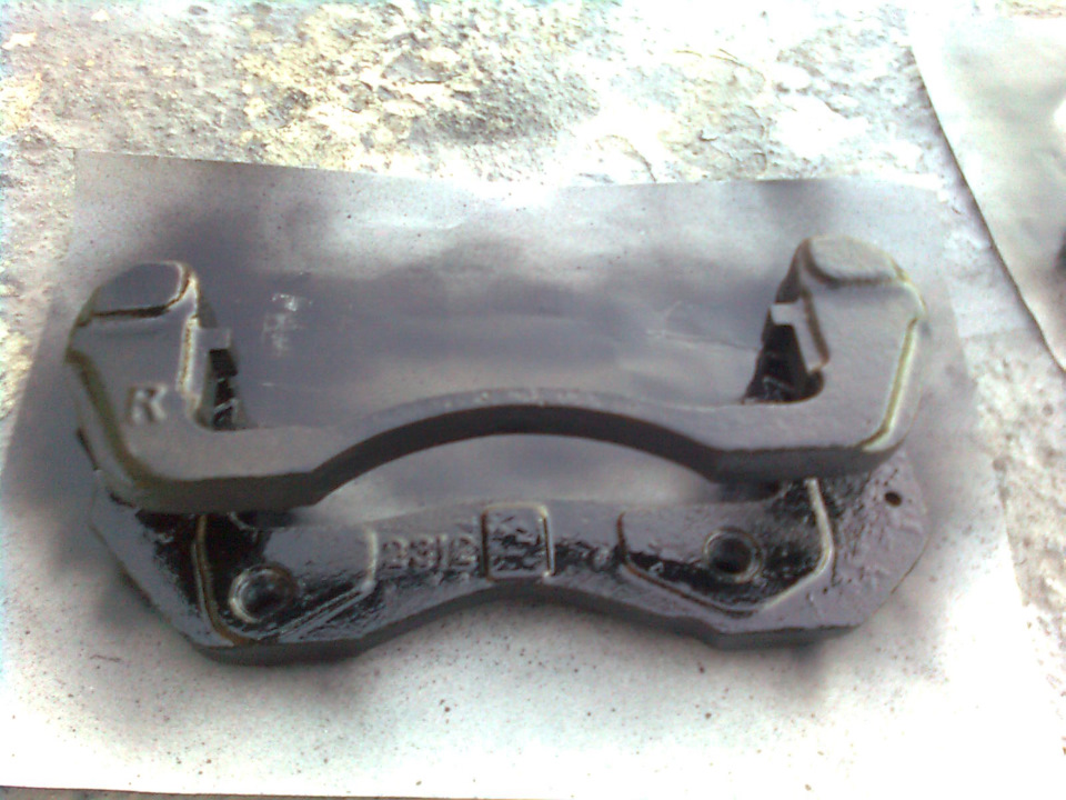 Очистка от ржавчины тормозных скоб химическим путем — Mitsubishi L200 ...