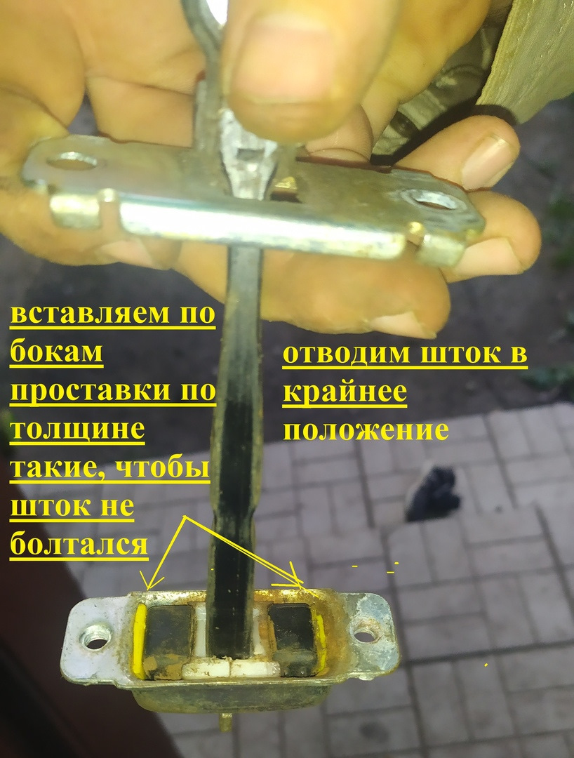 ремкомплект ограничителей дверей хендай солярис