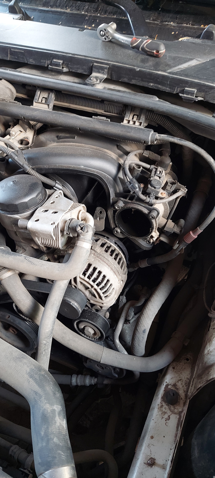 Как снять генератор bmw e90