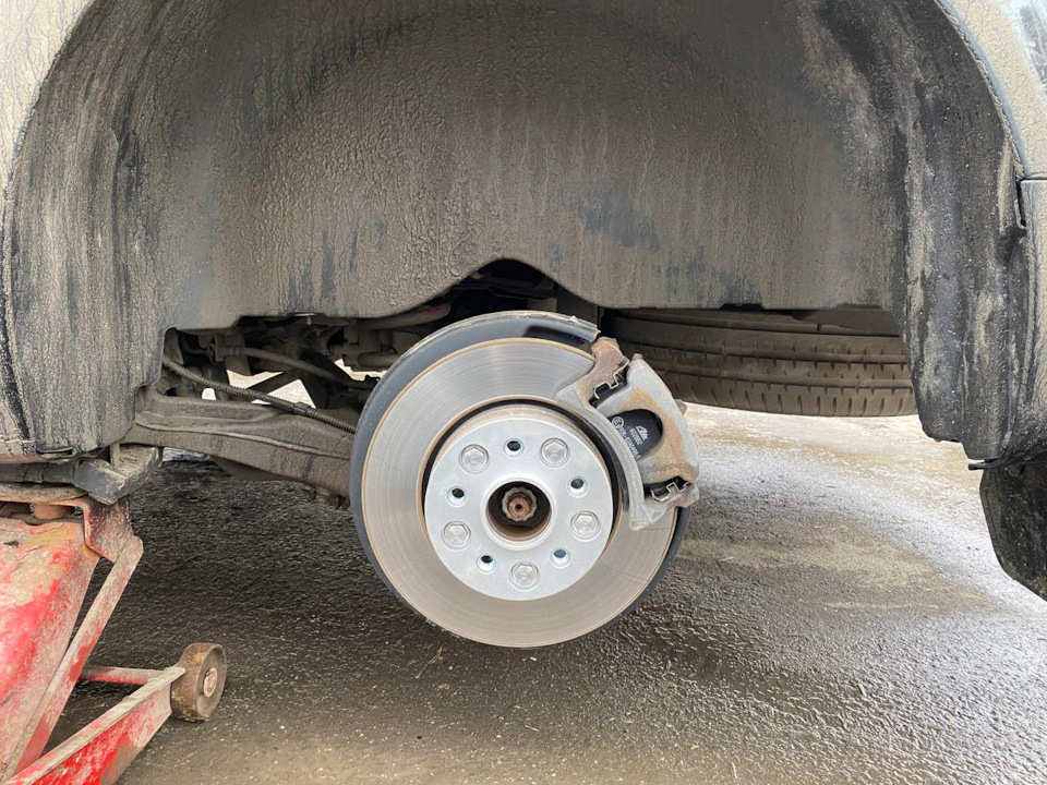 Проставка на месте — Volkswagen Multivan (T5)