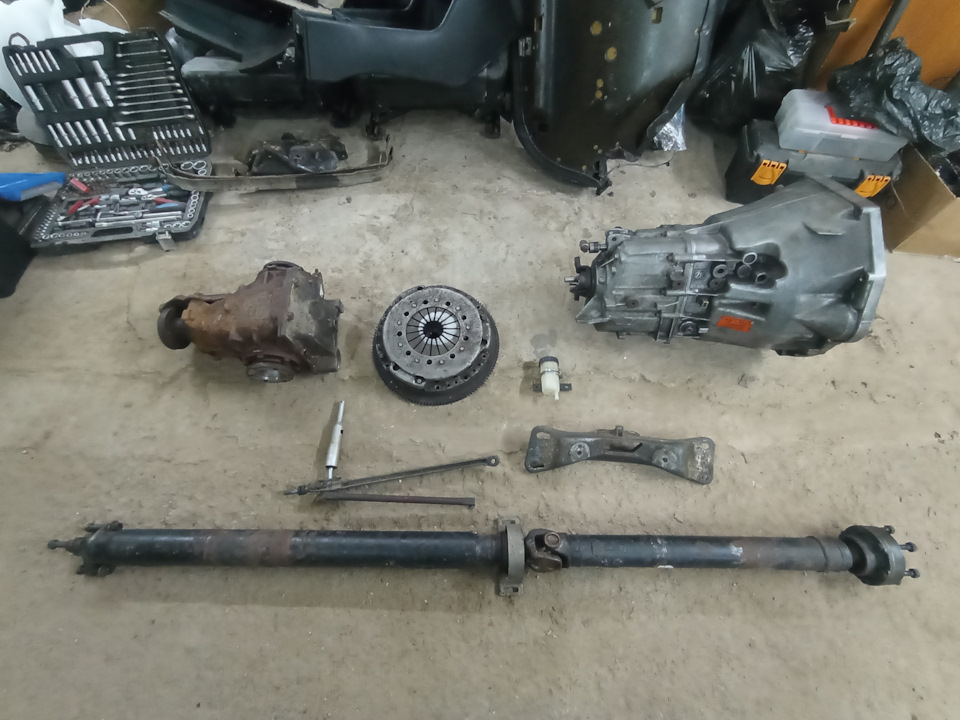 Покупка свапа МКПП-5 для М60Б40 и установка электрорегулировки руля ...