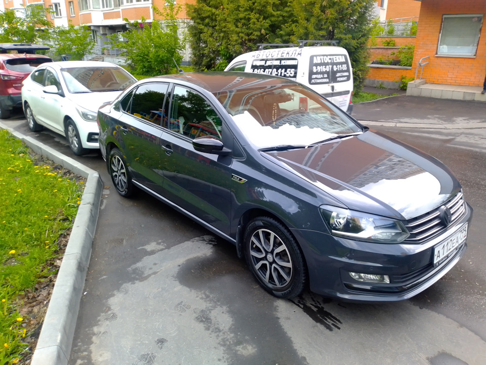 Такая нужная полировка Поло седан — Volkswagen Polo Sedan, 1,6 л, 2018 ...