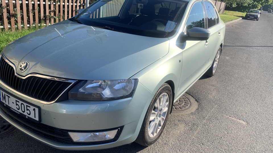 Skoda Rapid Зеленка
