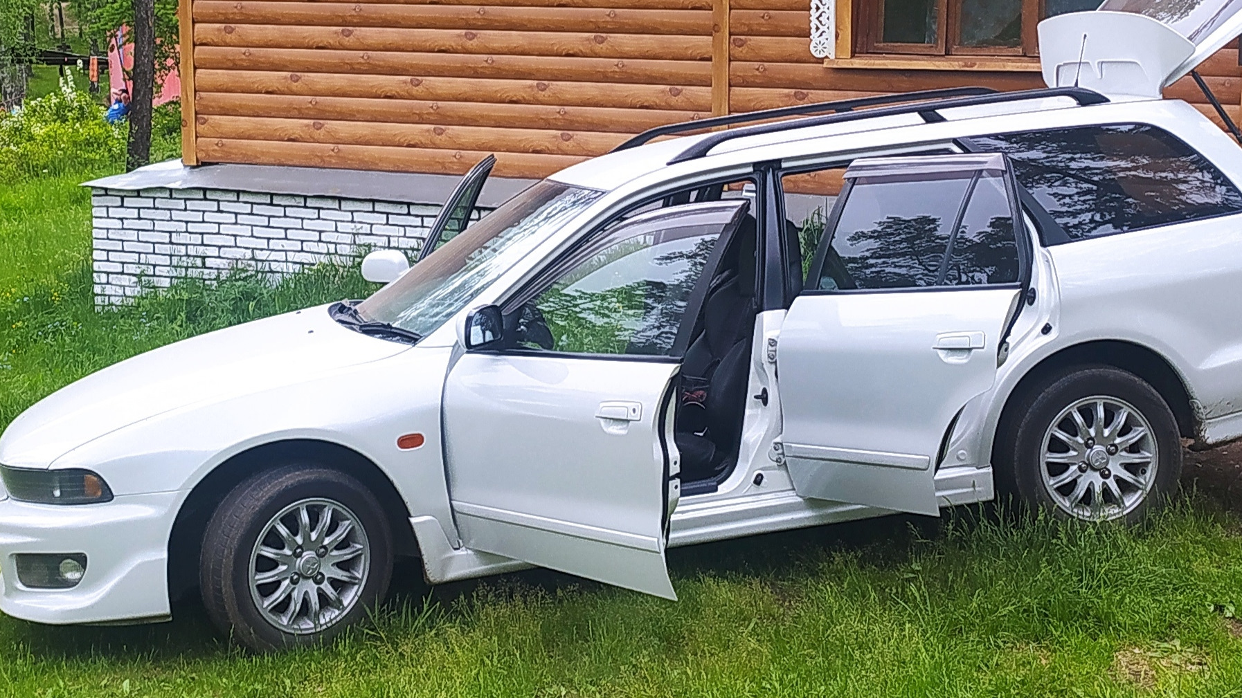 Mitsubishi Legnum 1.8 бензиновый 1999 | 1.8 GDI Viento перламутр на DRIVE2