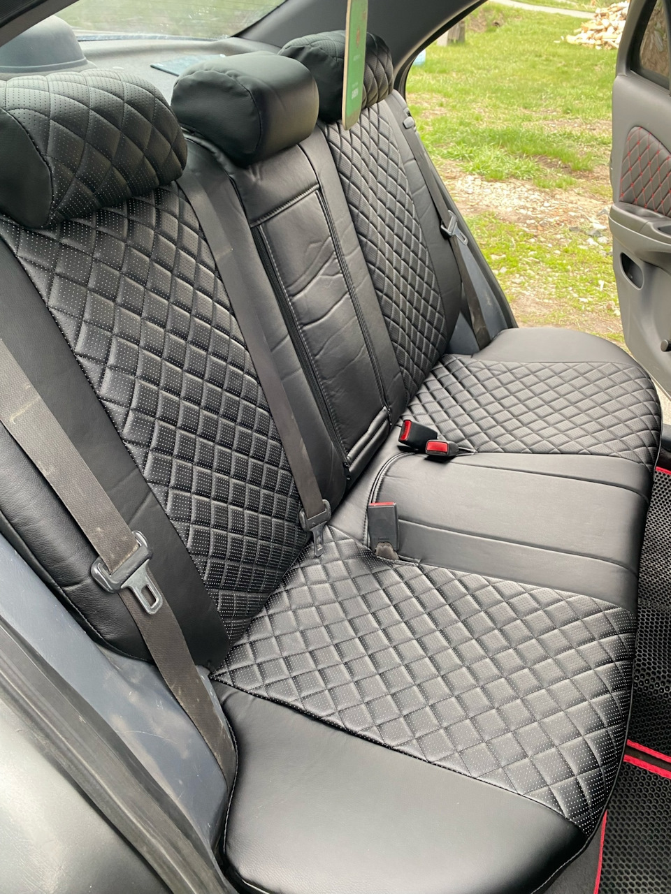 Чехлы из Экокожи — Nissan Almera II (N16), 1,5 л, 2004 года ...