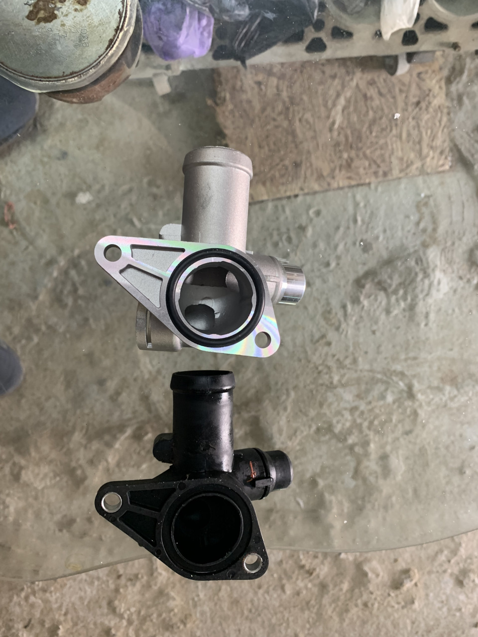 Фланец ГБЦ — Audi A4 (B6), 1,8 л, 2002 года | своими руками | DRIVE2