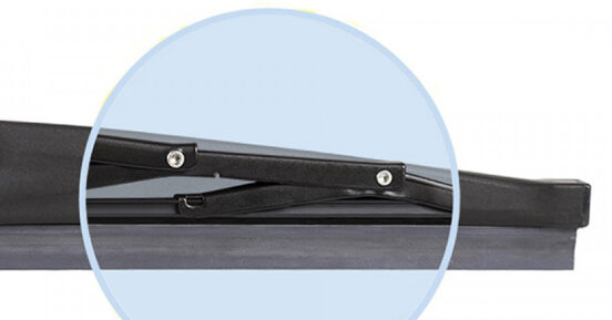 Зимний дворник в разрезе. — Chevrolet Aveo 5-door (1G)