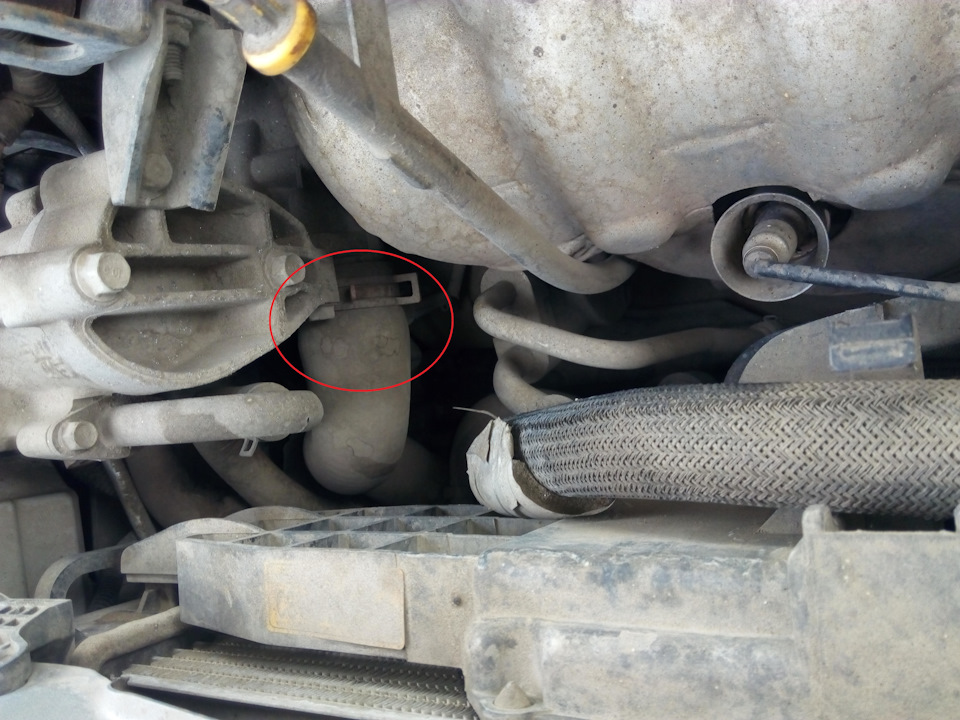 Беременный патрубок. — Chevrolet Aveo 5-door (1G)