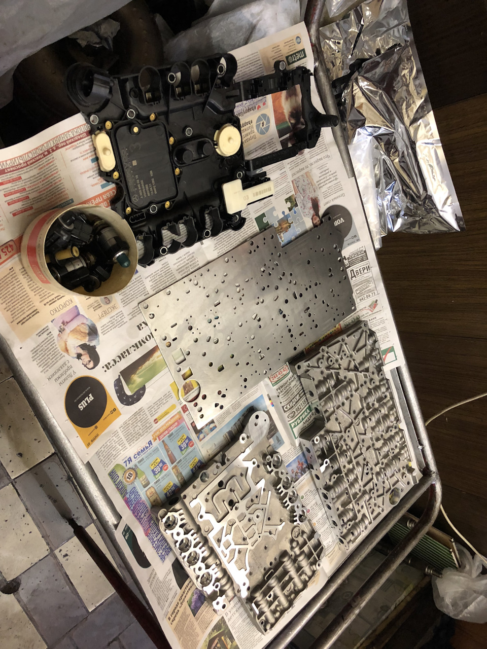 Чистка гидроблока. — Mercedes-Benz GLK-Class (X204), 2,2 л, 2011 года ...