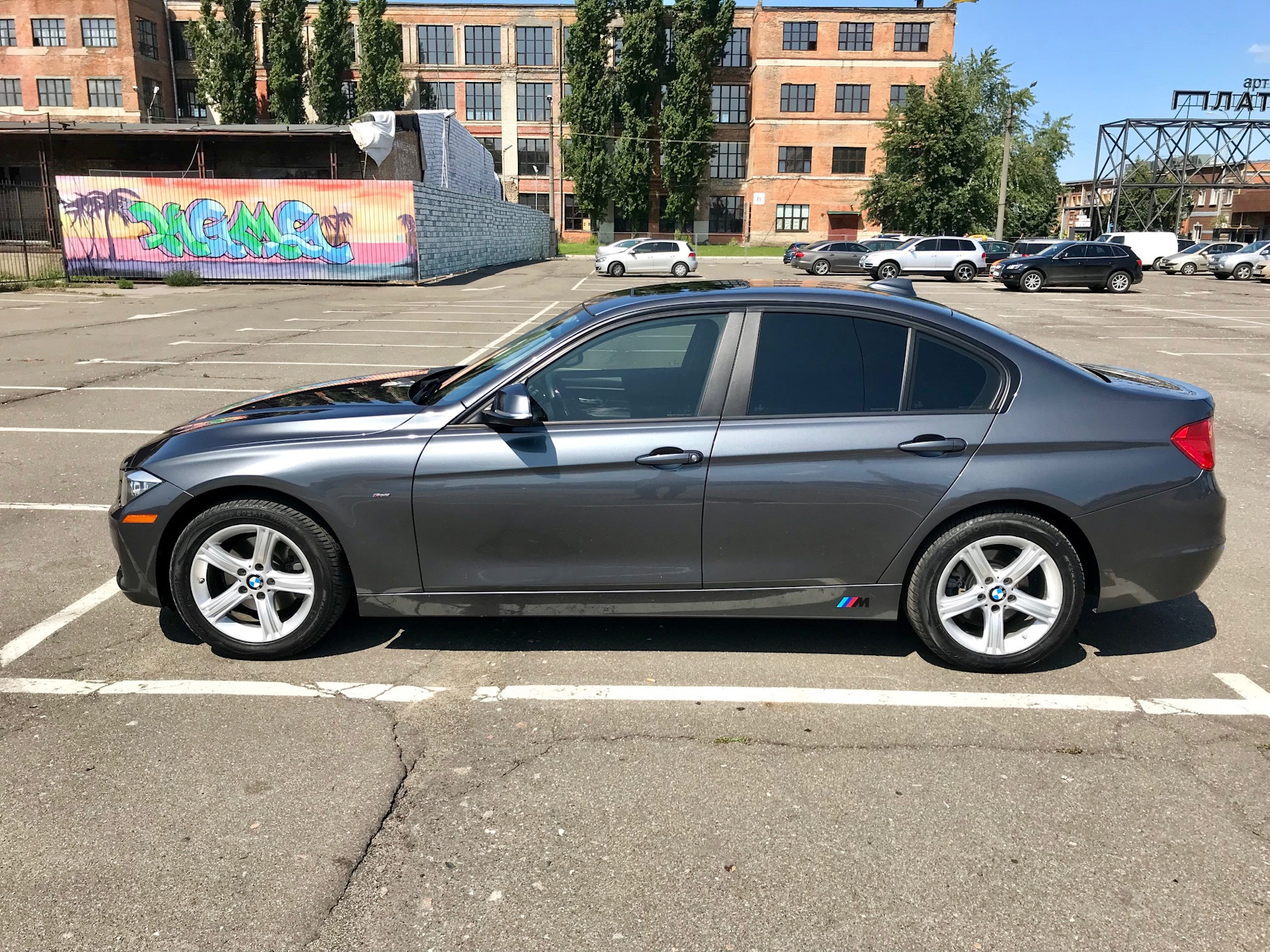 Высота кузова BMW F30 на усиленных пружинах с занижением! — BMW 3 series  (F30), 2 л, 2014 года | наблюдение | DRIVE2